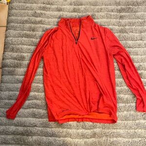 Nike red long sleeve